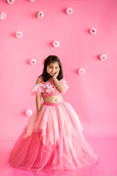 Birds of paradise lehenga